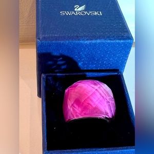 Swarovski authentic ring / pink